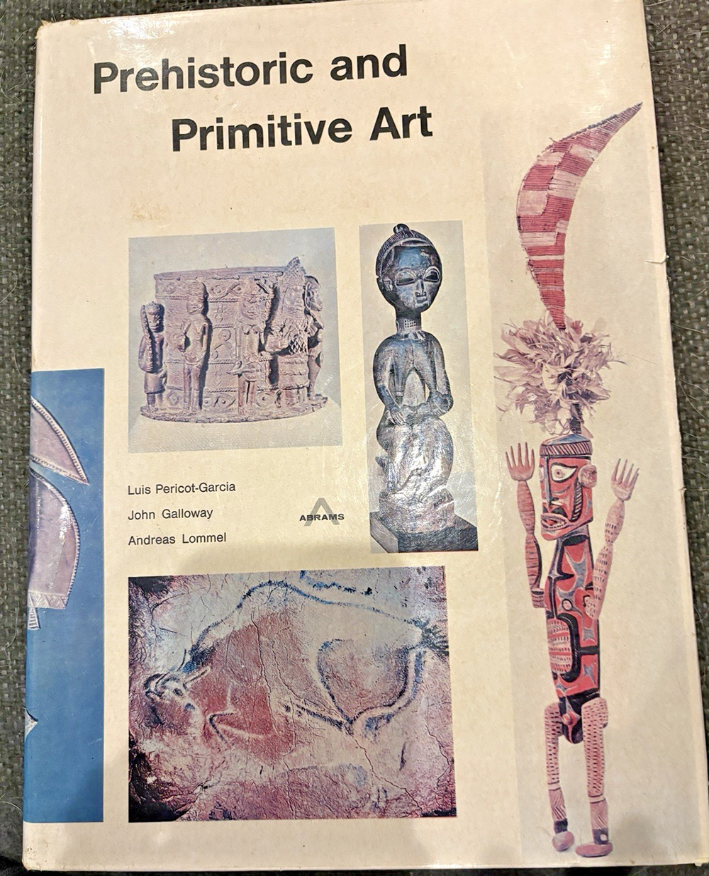 Prehistoric and Primitive Art 1967 Harry N Abrams Illustrated Coffee Table Book